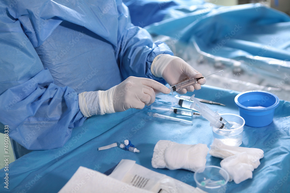 Surgery on blood vessels. Endovascular surgery. Surgical interventions on blood vessels. Prevention of blood clots. Removal of blood clots. Concept of health care. Surgery on blood vessels. Endovascular surgery. Surgical interventions on blood vessels. Prevention of blood clots. Removal of blood clots. Concept of health care.
