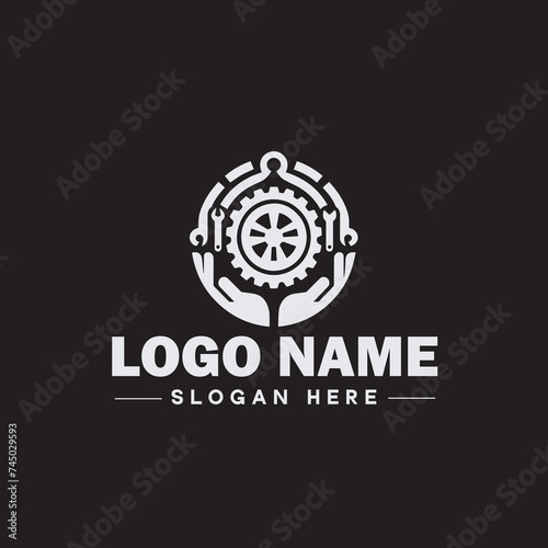  Automotive logo Auto shop logo auto dealership logo auto repair logo Icon clean flat modern minimalist business vehicle logo editable vector