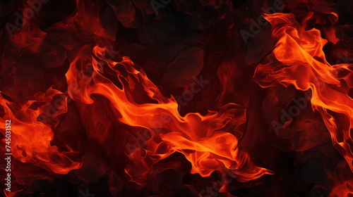 Dark burning red and matte black background, lava like, 3d rendering, minimalistic, clean and aesthetic