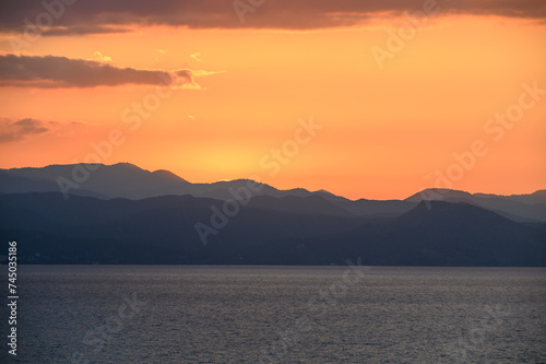 beautiful sunset sky over the mountains of Cyprus 9