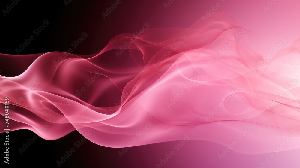 Abstract pink smoke on a dark background. An atmosphere of mystery and magic. The texture of steam and smoke. Abstract pink smoke on a dark background. An atmosphere of mystery and magic. The texture of steam and smoke.