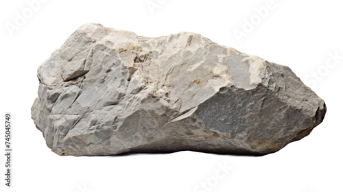 Stone isolated on transparent a white background