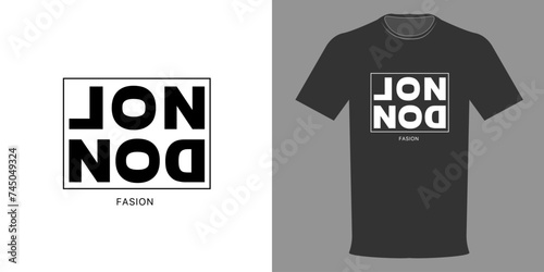 Vector illustration London fashion t-shirt, typographic print, designer clothes