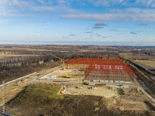 Construction of a large plant