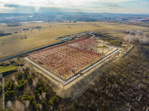 Construction of a large plant
