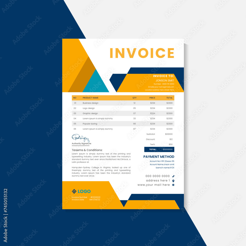 corporate invoice design for business similartemplate corporate invoice design for business similartemplate