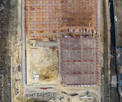 Construction of a large plant