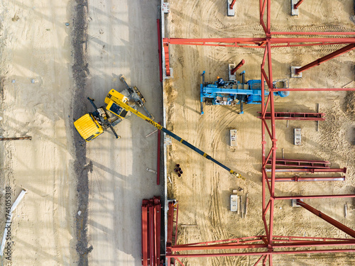 Construction of a large plant