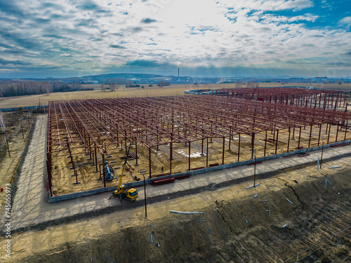 Construction of a large plant