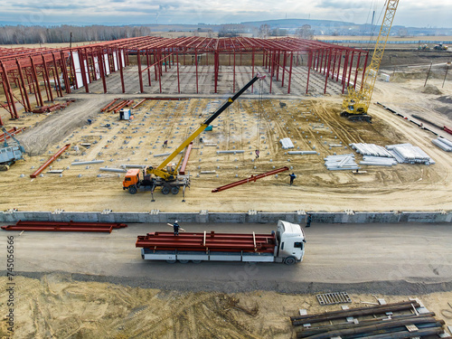 Construction of a large plant