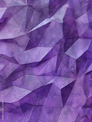 This image showcases a stunning geometric tile background in vibrant shades of violet. The intricate pattern and the play of light create a mesmerizing visual texture that captivates the viewer.