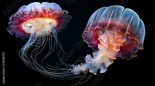 Jellyfish in the Deep Sea