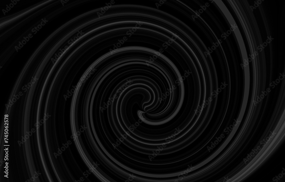 Abstract Black background with gray rotating circles Abstract Black background with gray rotating circles