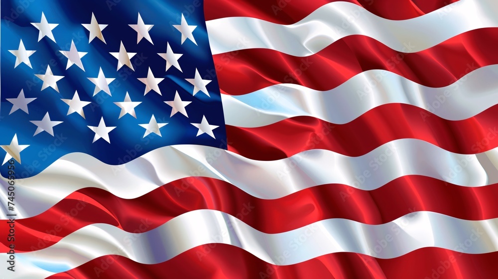 Fly the Flag Celebrate Diversity and Unity with the American Flag Generative AI Fly the Flag Celebrate Diversity and Unity with the American Flag Generative AI