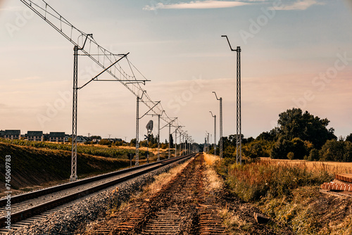 Fototapeta Naklejka Na Ścianę i Meble -  Remonty infrastruktury kolejowej