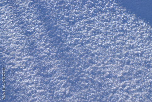 Snow texture close up