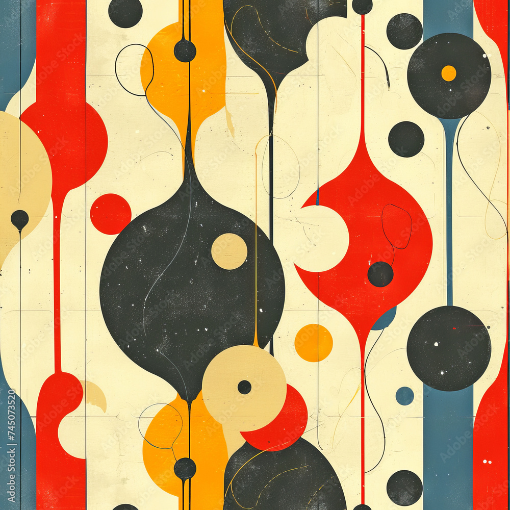 abstract colorful design seamless tile as background and to fill areas in soft colors, ai generated abstract colorful design seamless tile as background and to fill areas in soft colors, ai generated