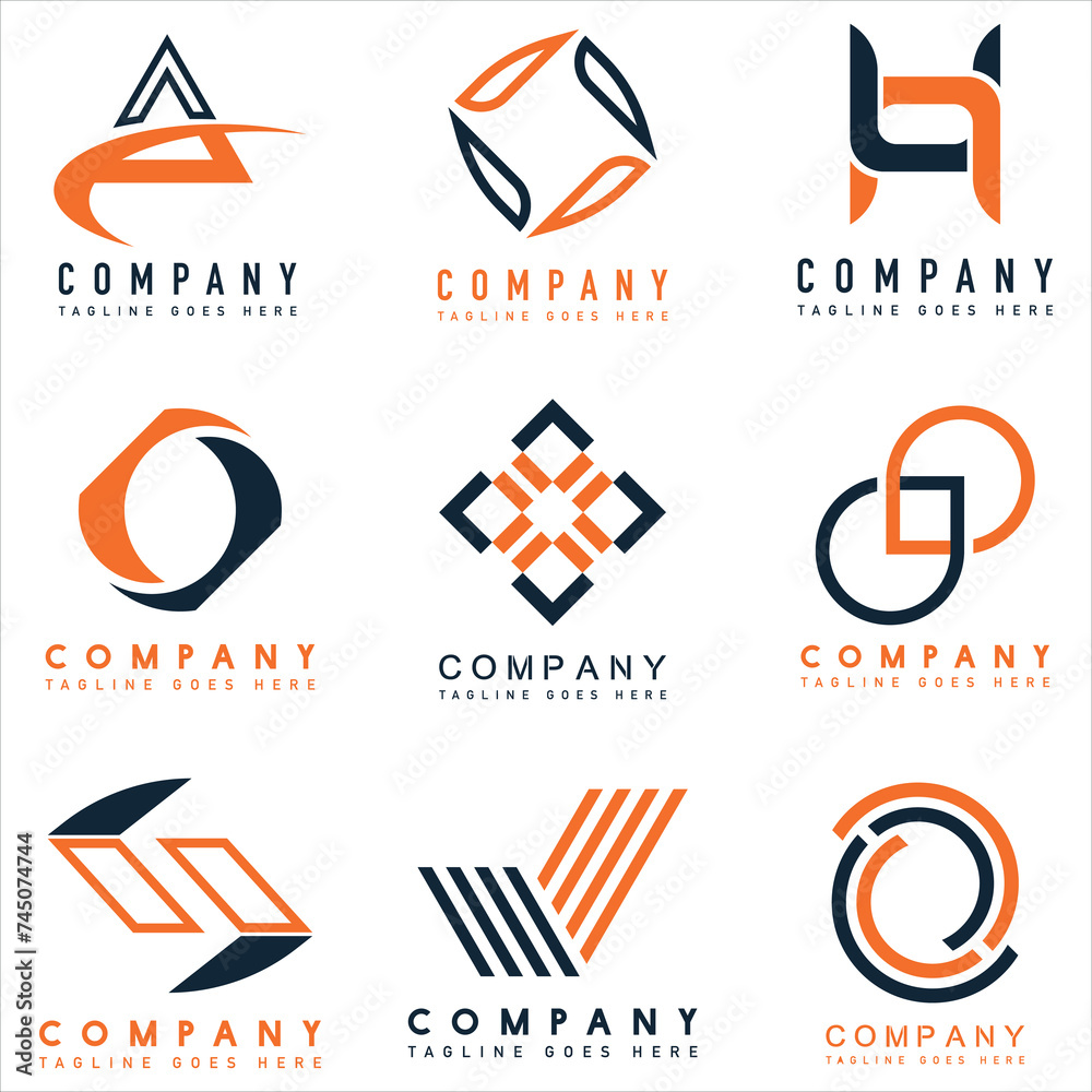 Different Business Logos Vector Best EPS File
