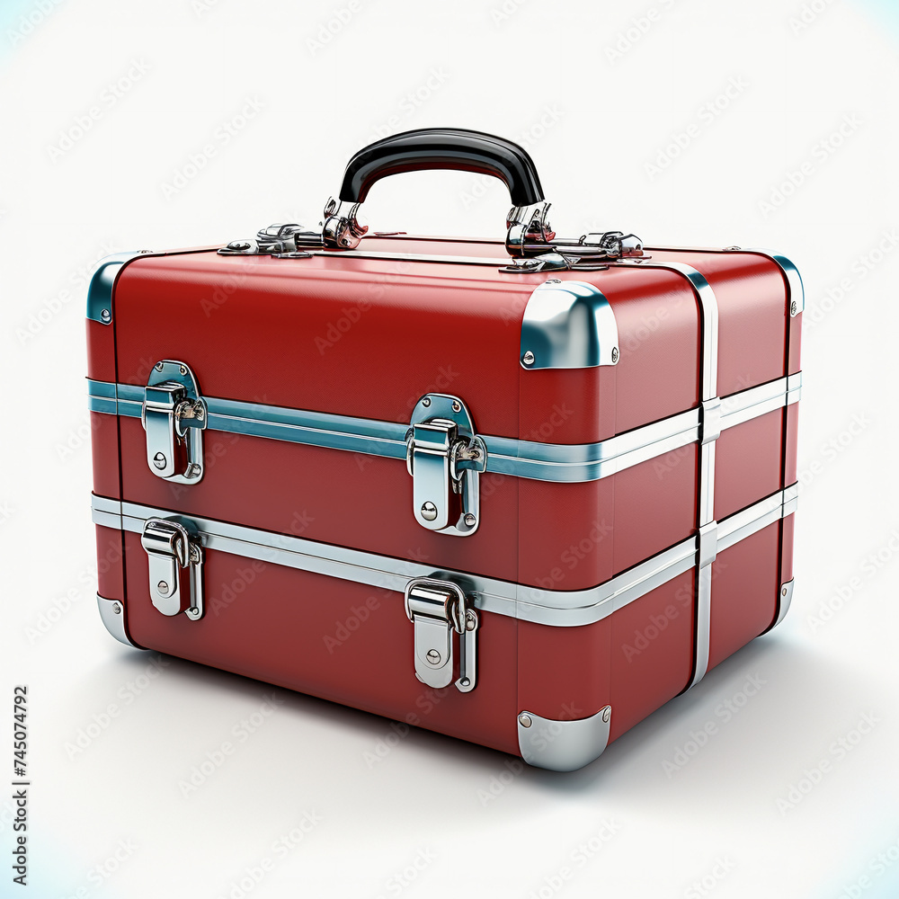 Luxurious Premium Tool Box in Isolation Luxurious Premium Tool Box in Isolation