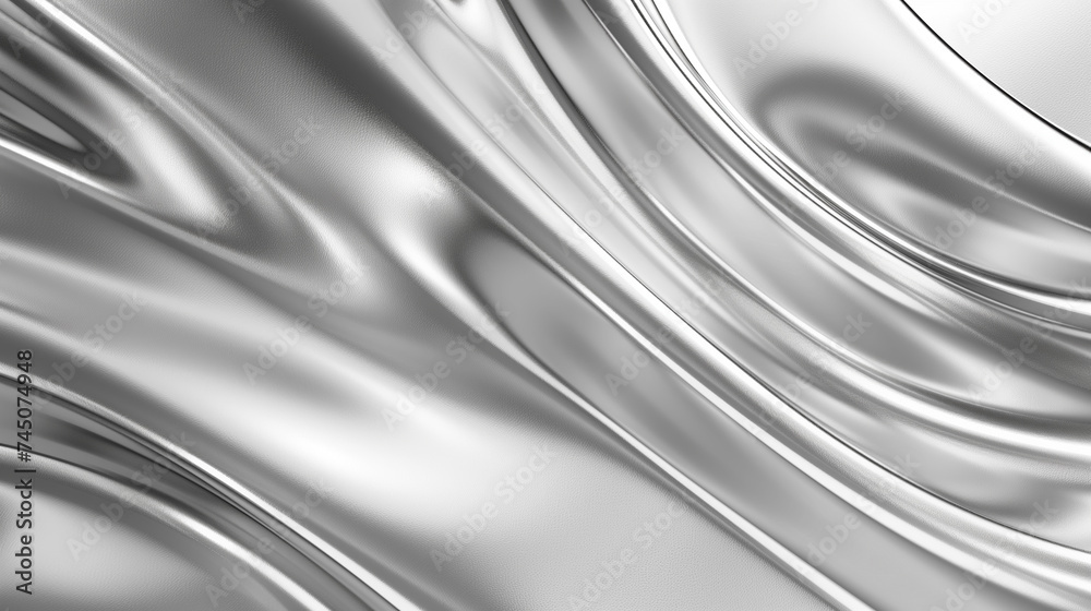 Obraz premium Liquid chrome abstract background