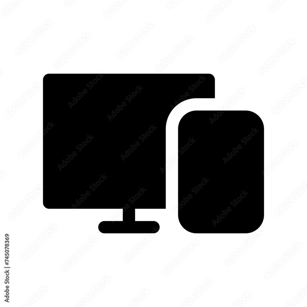 computer glyph icon computer glyph icon