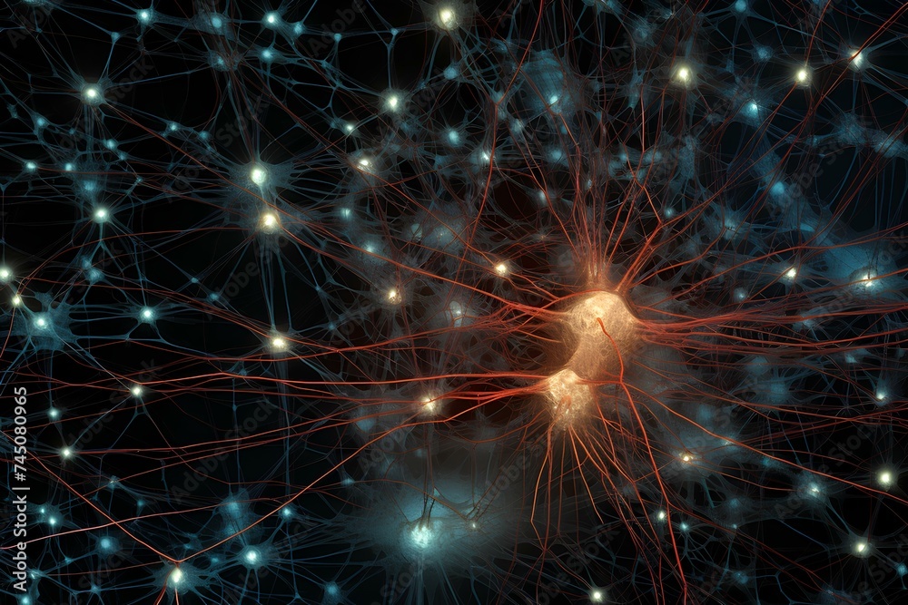 Microscopic view of intricate neural networks in the human brain ...