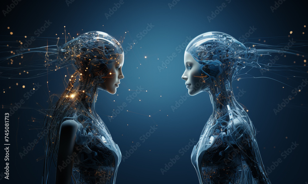 custom made wallpaper toronto digitalArtificial intelligence Technology web background