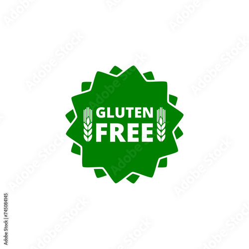 Gluten free icon isolated on transparent background