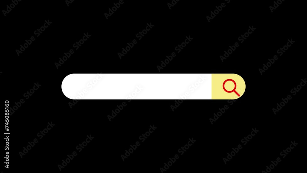 internet browsing search bar button animated, 4k Text Box For Searching Web, video element internet browsing search bar button animated, 4k Text Box For Searching Web, video element