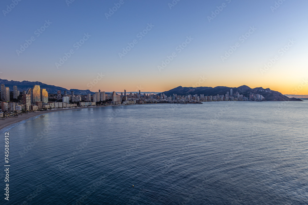 Benidorm, Spain -January 8 2024 