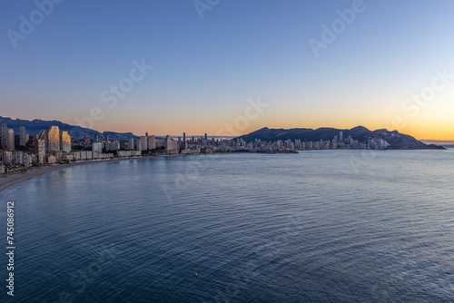 Benidorm, Spain -January 8 2024 "Beautiful coast of south spain during the sunrise" © Jakub
