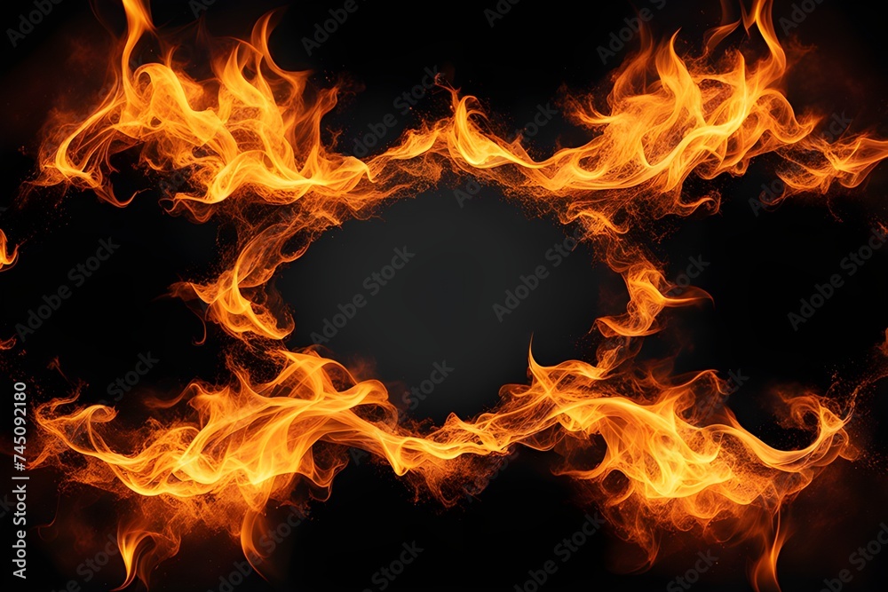 Fototapeta premium burning fire
