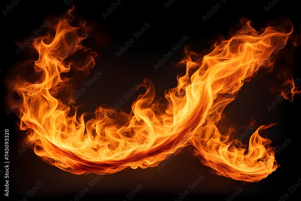 Fototapeta premium burning fire