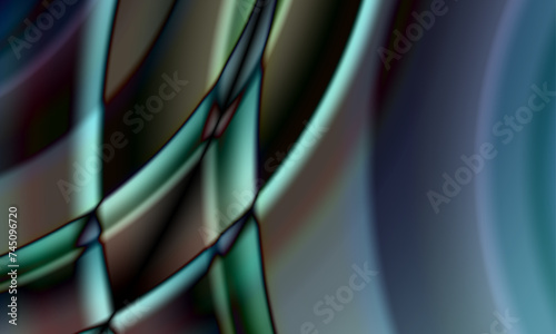 Gradient background abstract metallic radial green mood series (2)