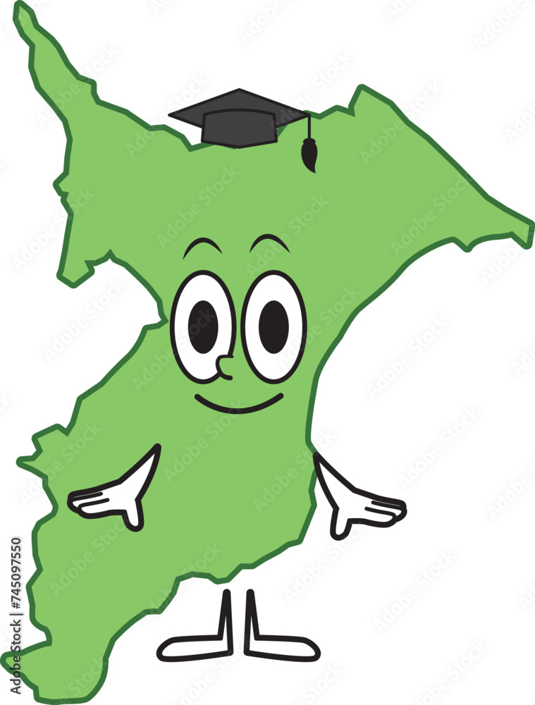 Obraz premium 千葉県キャラ①