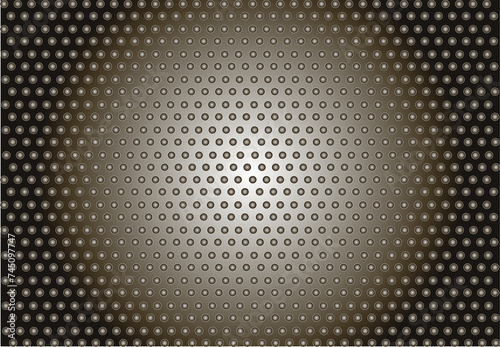 Abstract geometric pattern. Gradient balls on a radial gradient background. Vectorillustration. Flyer background design, advertising background, fabric, clothing, texture, textile pattern. photo
