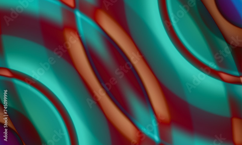 Gradient background abstract metallic radial green mood series (6)