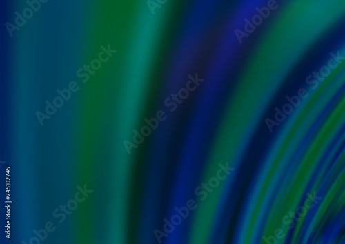 Dark BLUE vector template with bubble shapes.