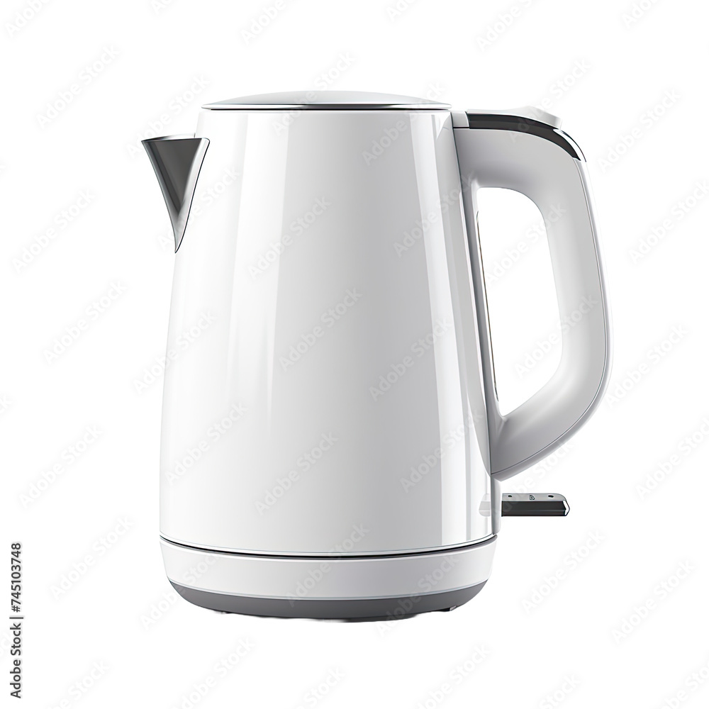 Induction Kettle Design Isolated On white Background. Induction Kettle Design Isolated On white Background.