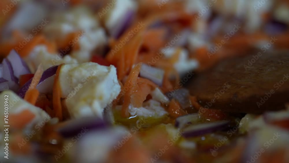 close up of chicken with vegetable close up of chicken with vegetable