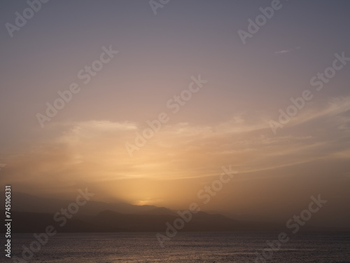 Sunset in Canary islands, Spain