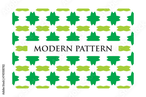 Seamless retro modern pattern