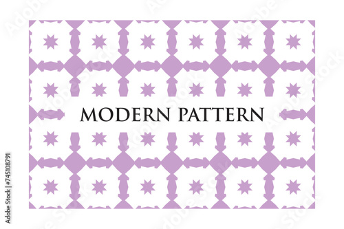 Seamless retro modern pattern