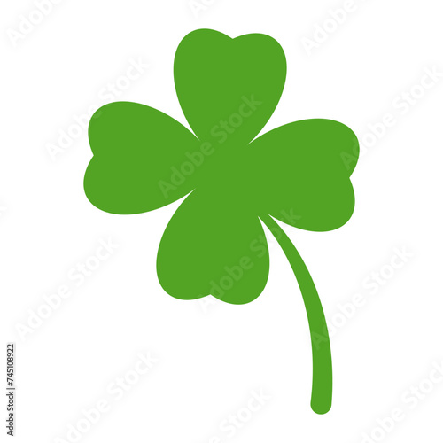 shamrock four leaf clover cartoon design