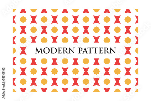 Fototapeta Naklejka Na Ścianę i Meble -  Flat design arabesque seamless pattern