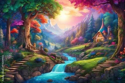 landscape with fantasy