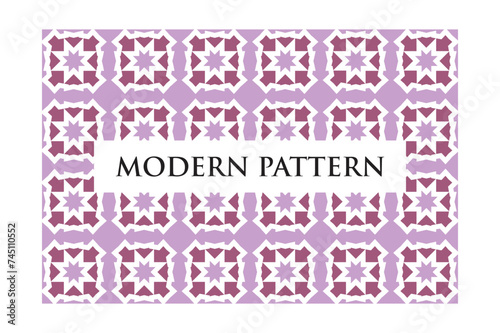 Seamless interlocking geometric line pattern