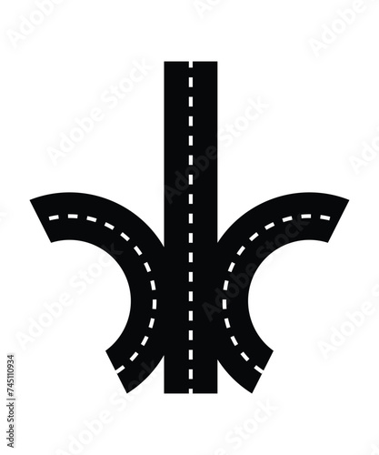 road icon, vector best flat icon.