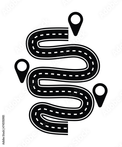 road icon, vector best flat icon.