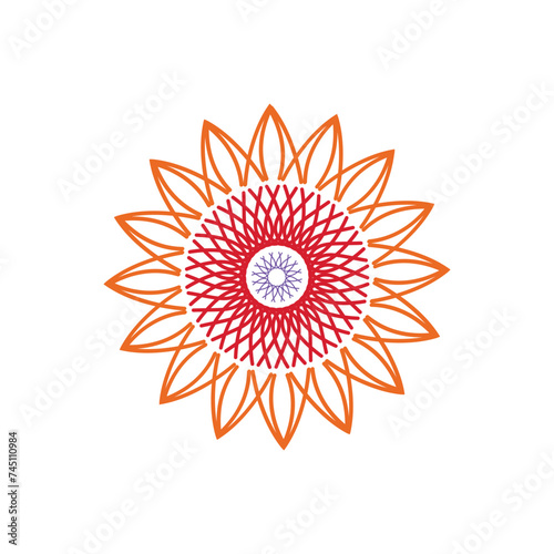 Arabic floral ornament and morocco geometric pattern for islamic banner